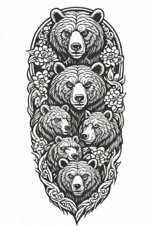 Family Of Bears