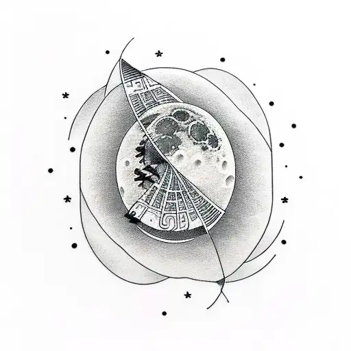 Moon With A Mobius Strip