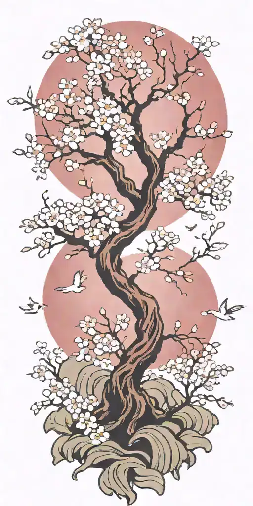Tree Of Life Cherry Blossom Water