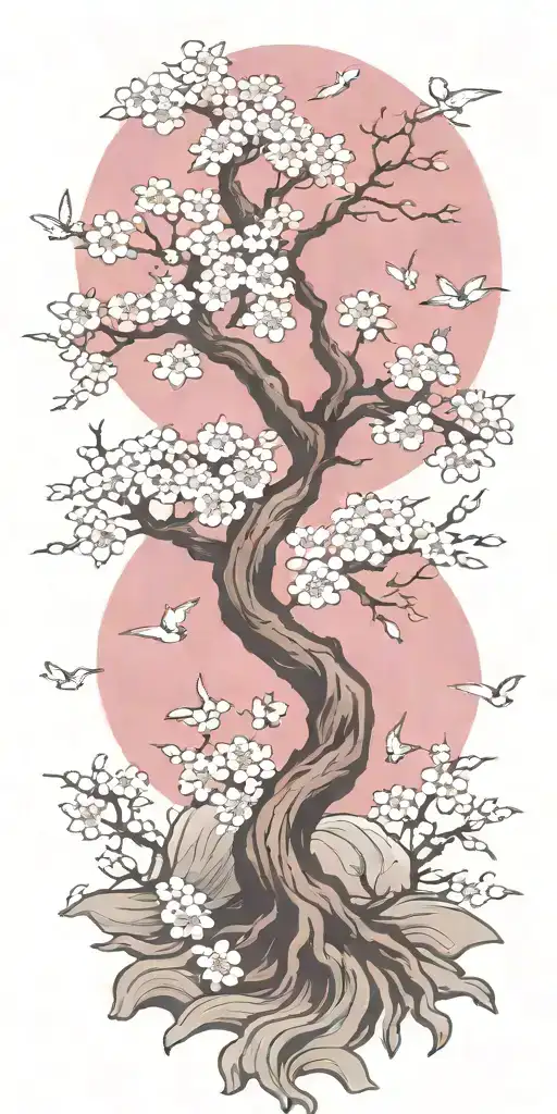 Tree Of Life Cherry Blossom Water