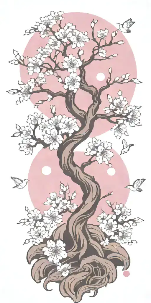 Tree Of Life Cherry Blossom Water