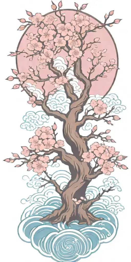 Tree Of Life Cherry Blossom Water