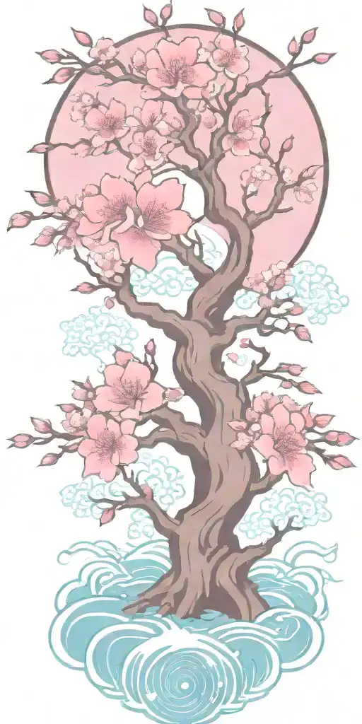 Tree Of Life Cherry Blossom Water