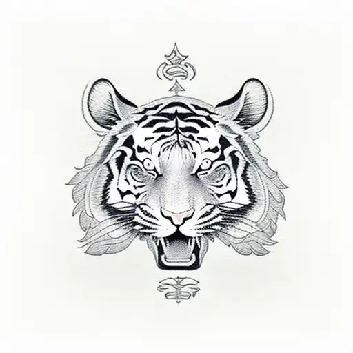 Tiger And Fleur-de-lis