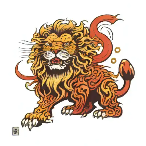 Lion Standing