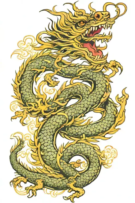 Chinese Dragon Wrapped