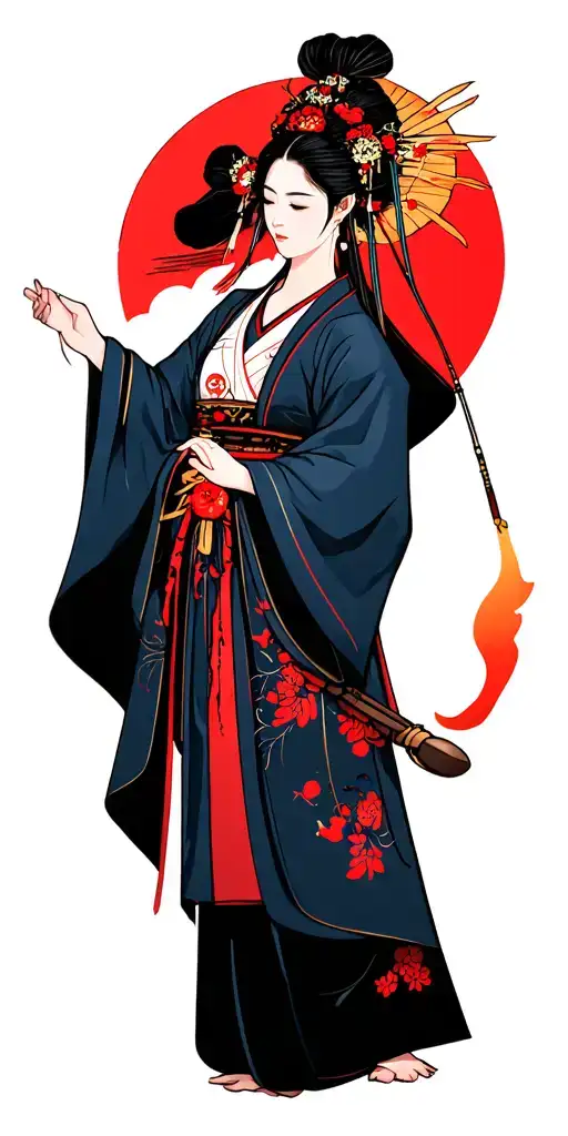 Akiha Fire Festival Scene