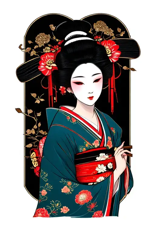 Geisha And Hiding