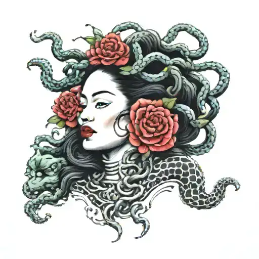 Medusa With Frida Kahlo