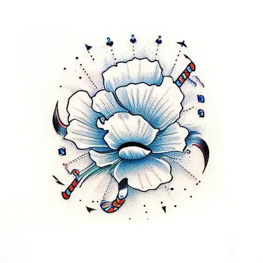 Anchor With California Poppy