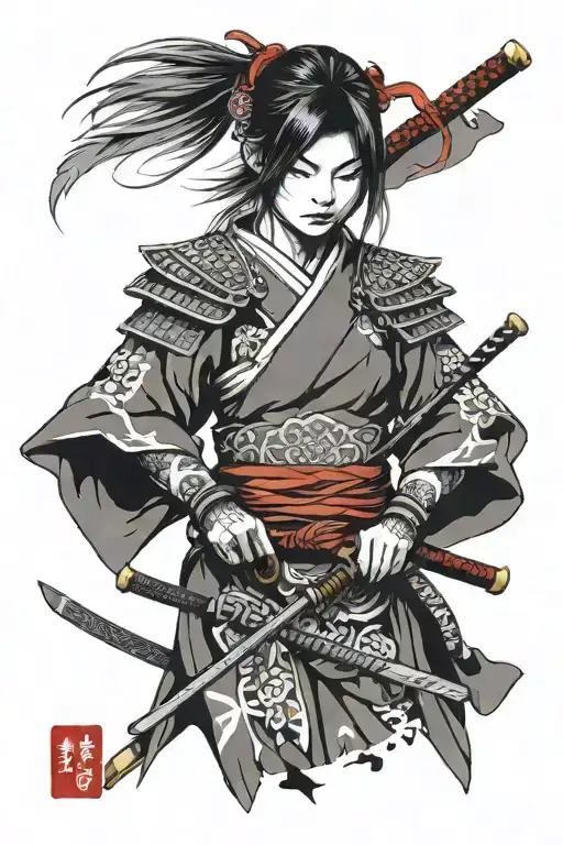 Girl Samurai Warrior