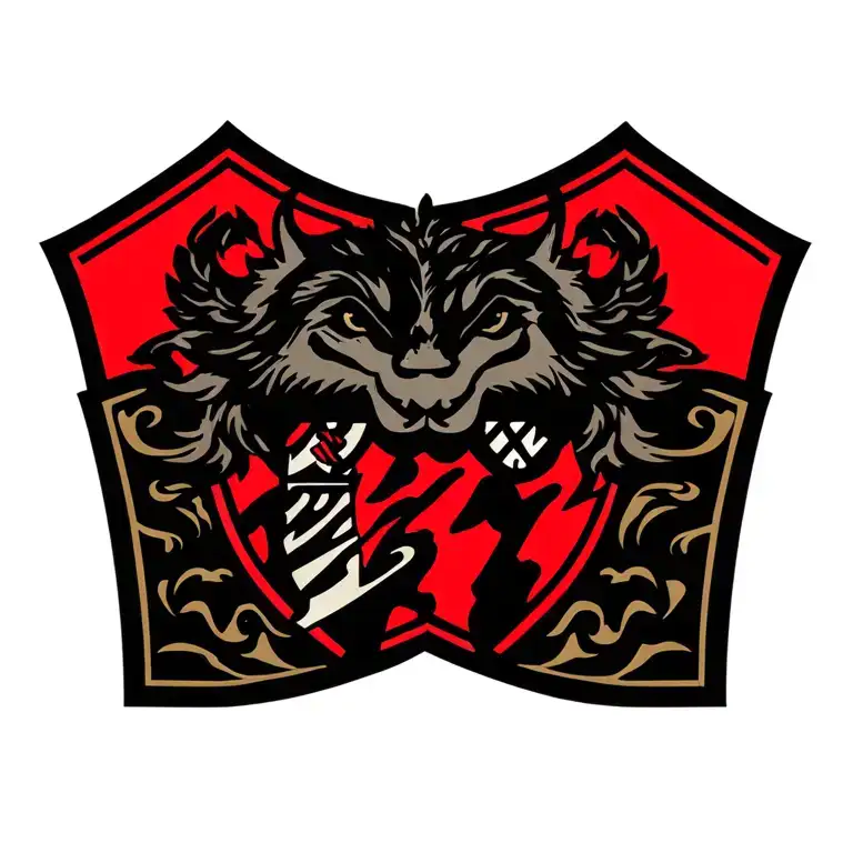 Nufc Badge Incorporated Into The Design