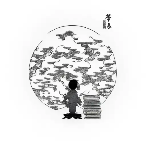 Tree With Child Reading