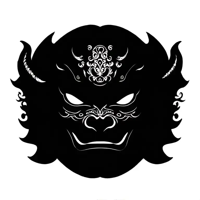 3 Oni Demon Mask