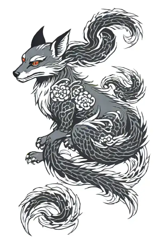 Evil Nine-tailed Kitsune