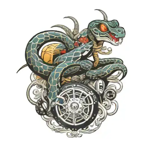 Snake Spider Racing Bike Sport Cars Driving