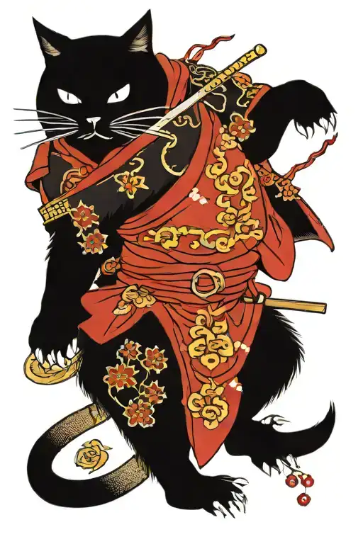 Samurai Cat