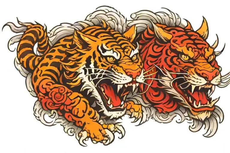 Dragon And Tiger