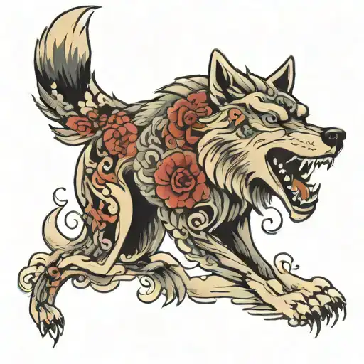 Airplane And Wolf Howling