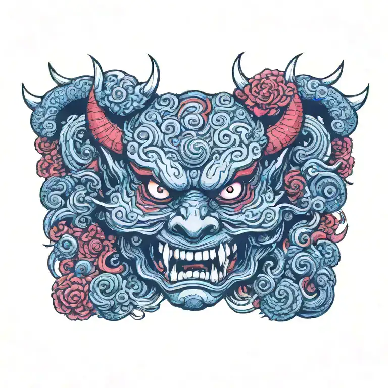 Cosmic Horror Oni Mask
