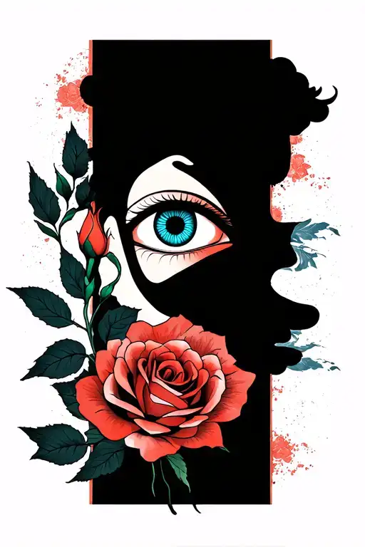 Rose With Eye