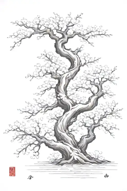 Cherry Blossom Tree Family Tree