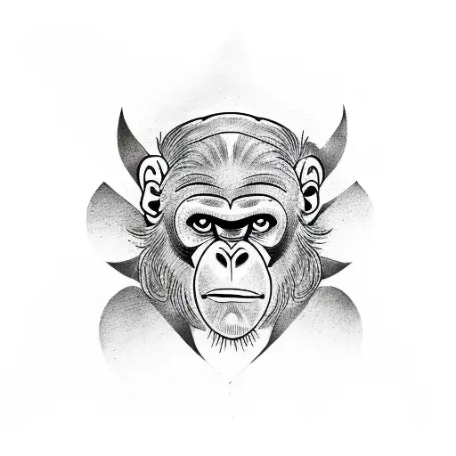 Bonobo Monkey In Love