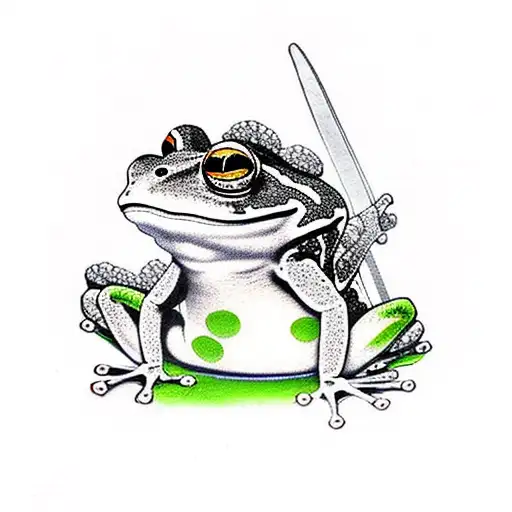 Frog With Sword