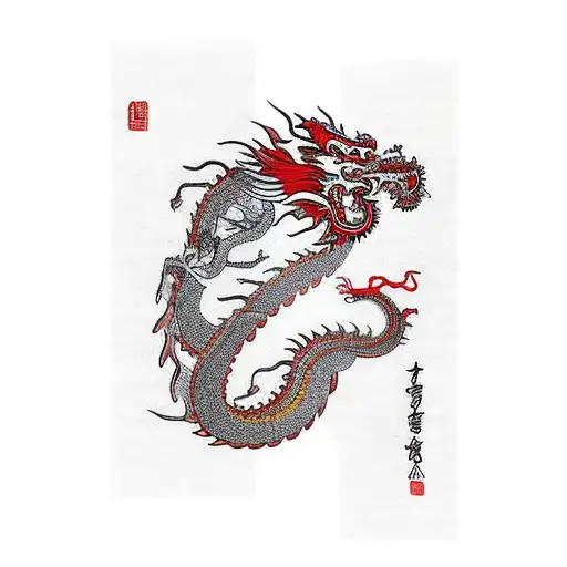 A Vietnamese Map Comebine With Dragon And Vietnamese Traditional Drum