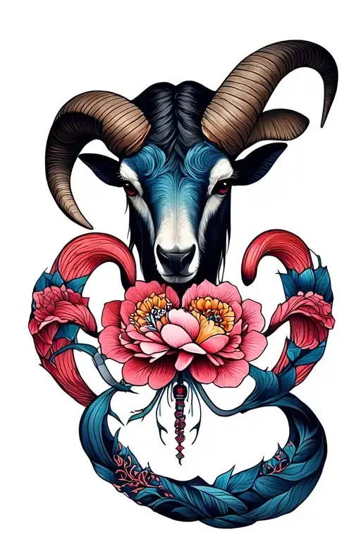 Aries And Cancer Zodiac Sign Intertwined