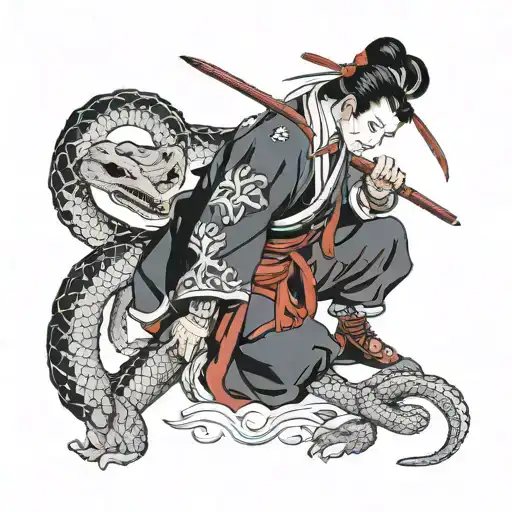Samurai And Snakes