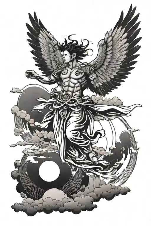 Icarus Flying Towards The Sun