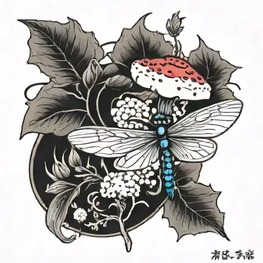 Dragon Fly Agaric Mushrooms