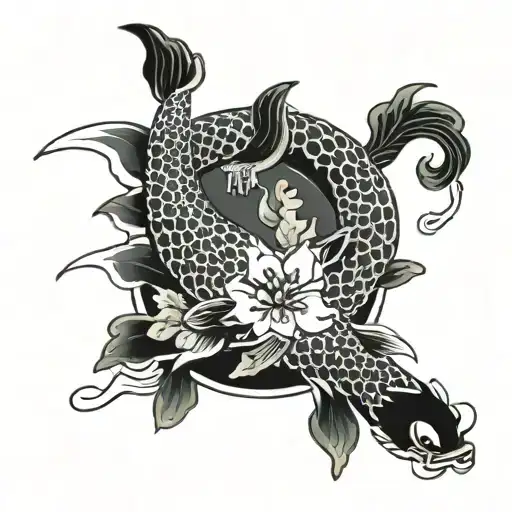 Dragon Koi Fish