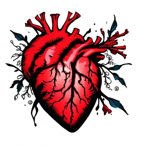 Pain Heart Break Survival Tatoo