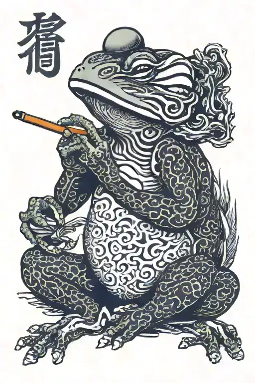 Mighty Frog Smoking