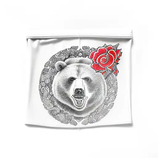 California Bear Chile Fore Arm Band