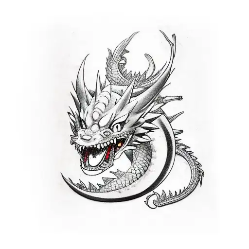 One Piece Kaidou Dragon Form And Momonosuke Dragon Form Arm Sleeve