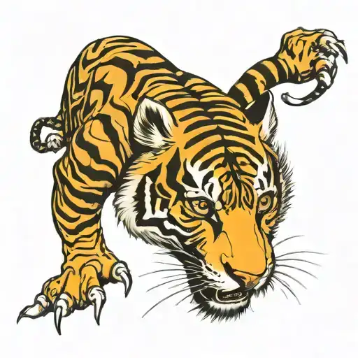 Japanese Tiger Sleeve