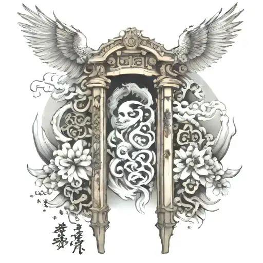 Gates Of Heaven With A Phrase