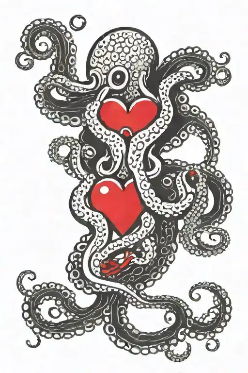 Octopus And Heart