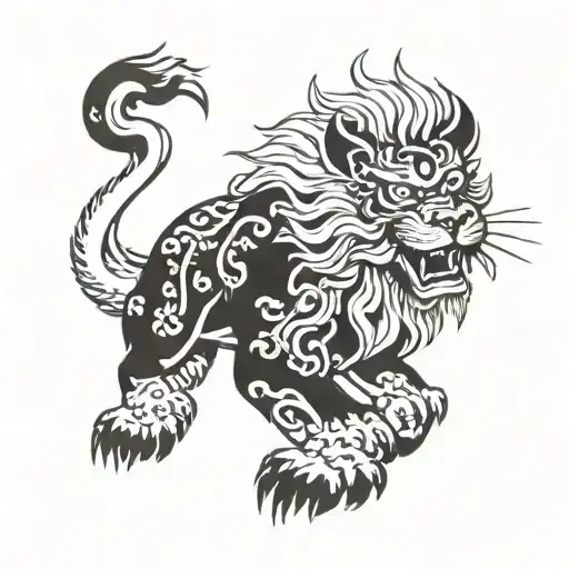 Tibetan Snow Lion