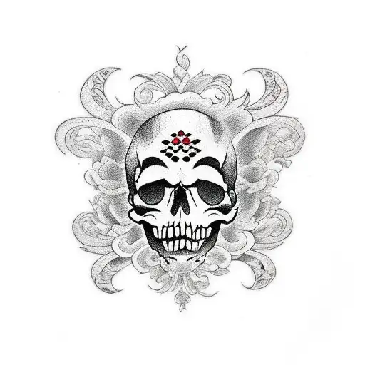 Vivere Memento Skull