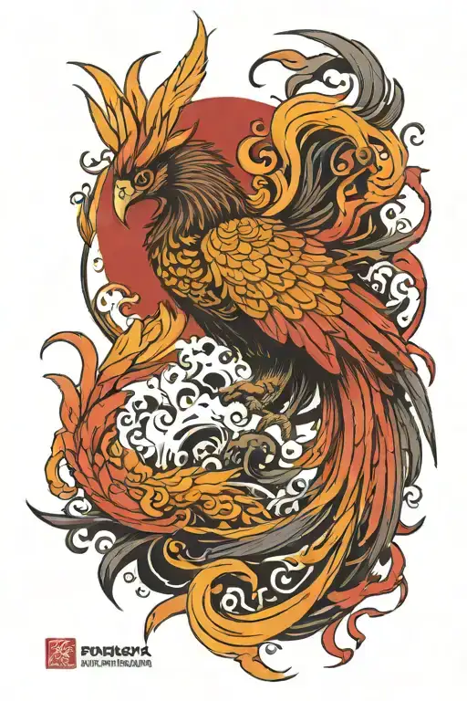 Phoenix Rising From The Ashes