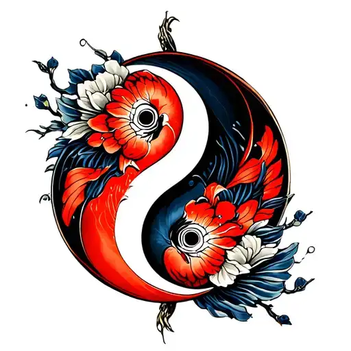 Ying Yang Fishing Hook Inside
