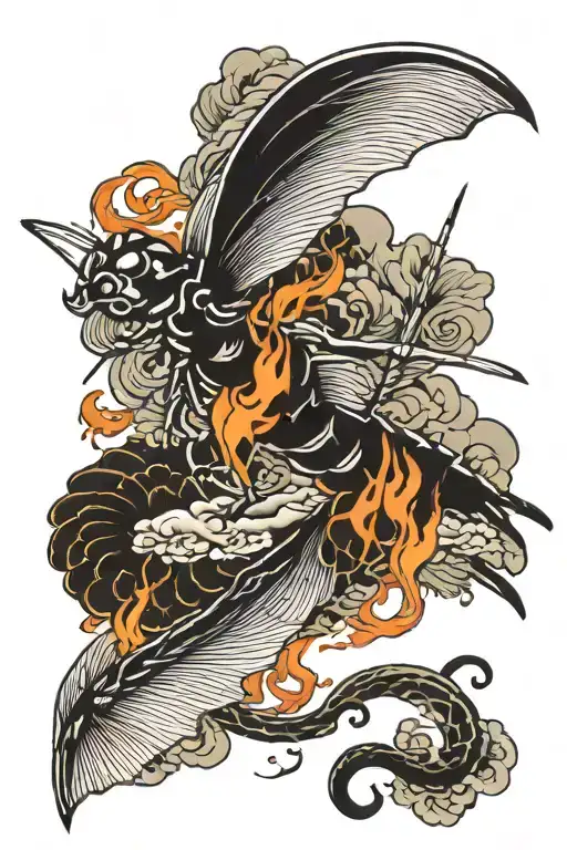 Dragon Fly Spitting Fire