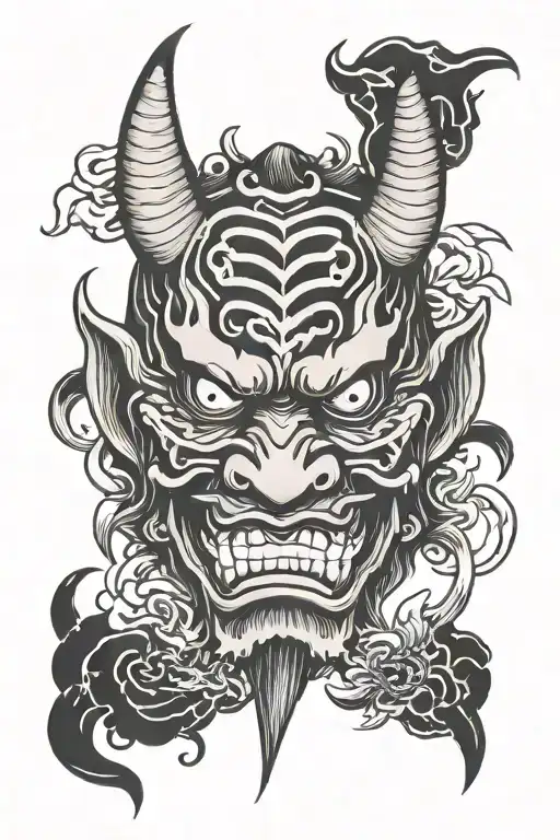 Oni Demon Mask