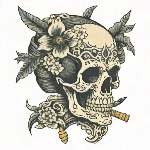 Geisha Skull