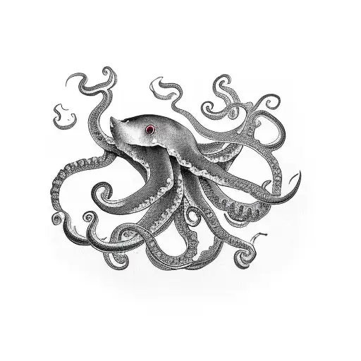 Boat Being Attacked By Giant Octopus