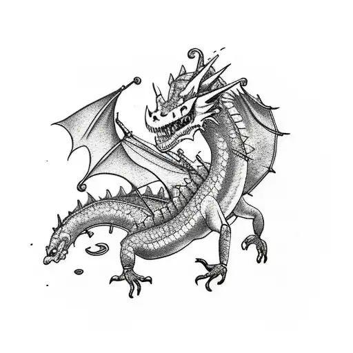 Pirate Riding Dragon